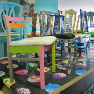 On our visit to the Strong Voices Project we saw some fantastic upcycled furniture that had been revamped