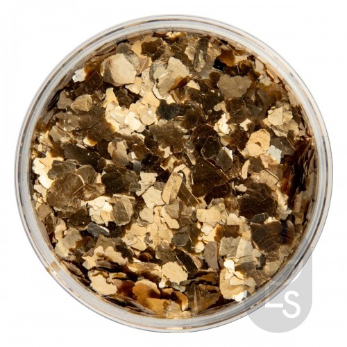 Large Mica Flakes - Gold - 25g