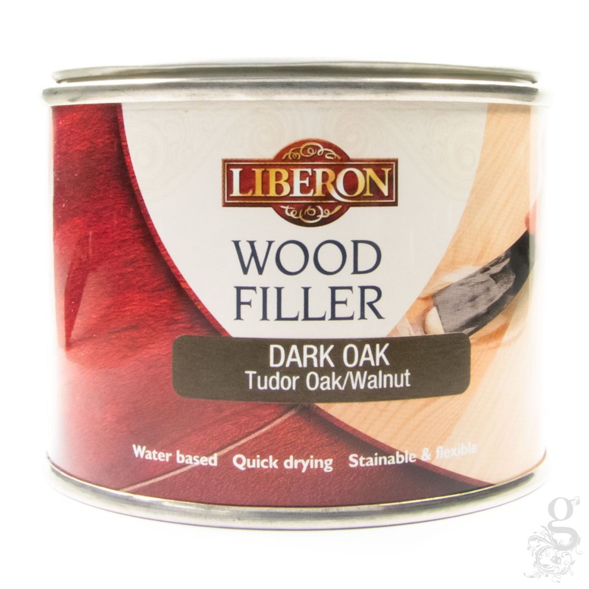 Liberon Wood Filler - Dark Oak - 125ml - Gold Leaf Supplies