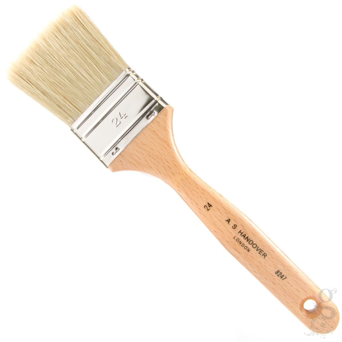 Flat, Medium Varnish Brush - Lily Bristle - Size 24 (2'') - Gold Leaf ...